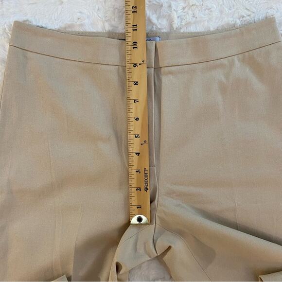 Saks Fifth Avenue Sport Women’s Dress Pants Size 6 Beige Pleated High Rise - Picture 11 of 13